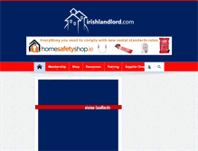 Tablet Screenshot of irishlandlord.com